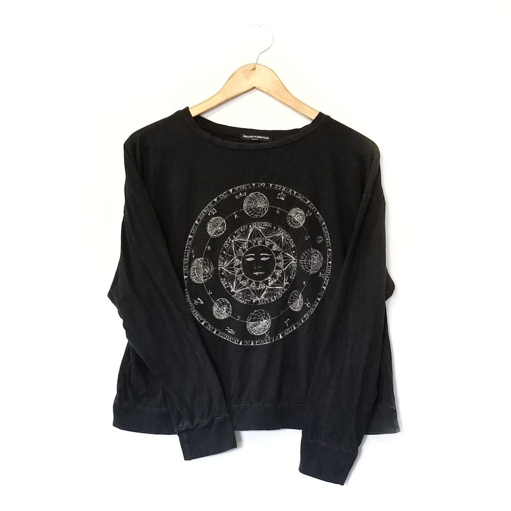 Brandy Melville | Rare Sun Astrology Zodiac Print